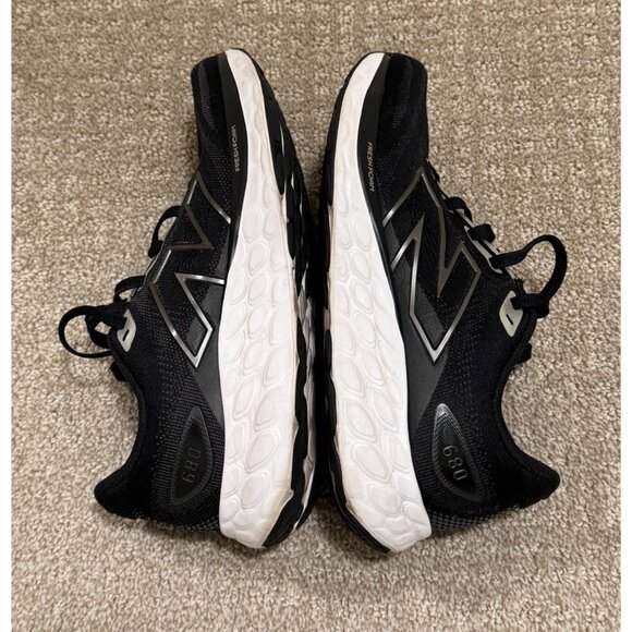 New Balance Fresh Foam 680v8 Womens Size 9 Black Running Walking Shoes Sneakers - Picture 6 of 13